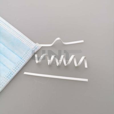China 3mm PE Coated Steel Wire Nose Bridge For Supporting Medical Face Mask for sale