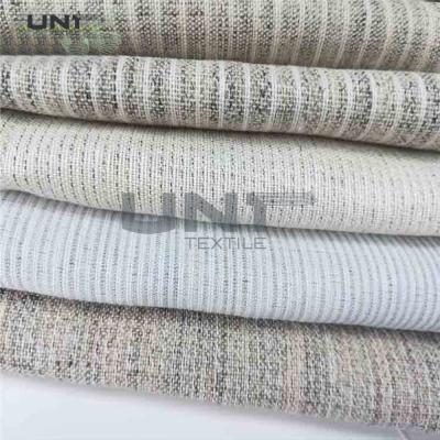 China Garments Eco - Friendly Fusible Interlining Fabric Elasticity High Weight for sale