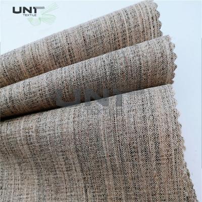 China 160cm Width fusible interlining fabric for uniform , breast canvas for sale