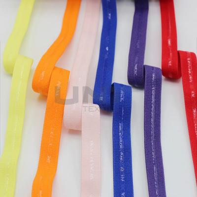 China Extruded Clothing Multiple Colors Underwear Silicone Elastic Tape For Garment à venda