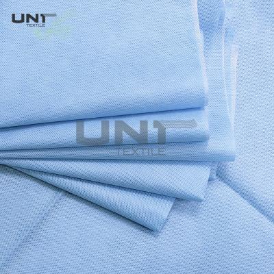 China Eco Friendly Blue Polypropylene PP Spunbond Non Woven Fabric For Surgical Gown for sale