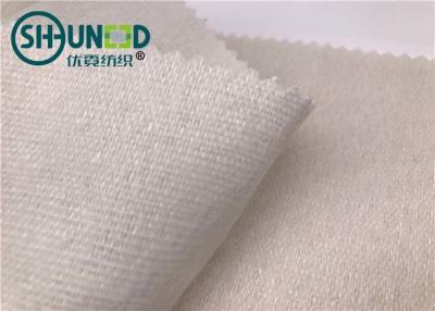 China Eco - Friendly Soft Woven Interlining Fabric / Wool Interlining Fabric For Bag for sale