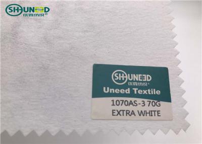 China Garment Non Woven Fabric / Embroidery Backing Material Soft Hand Feeling for sale