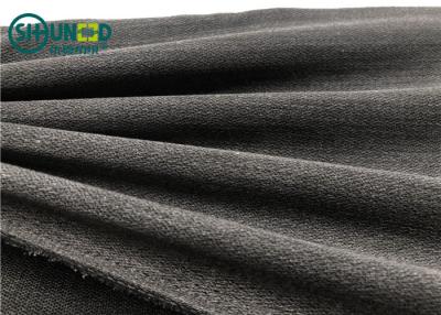 China Viscose Polyester Water Jet Woven Interlining Super Soft Hand Feelining PA Coating for sale