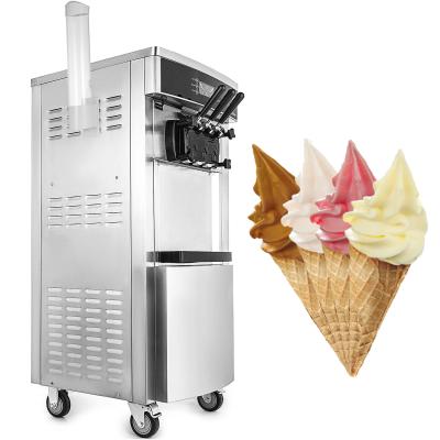 China Portable Commercial Ice Cream Machine 110V Stainless Steel Structure for sale