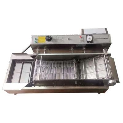 China 25L Deep Fryer Machine Belt Conveyor Potato Chips Making Machine for sale