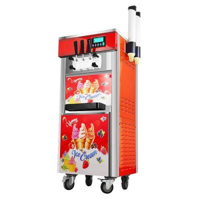 China Cheap Soft Ice Cream Machine for Sale Snack Food Machinery en venta