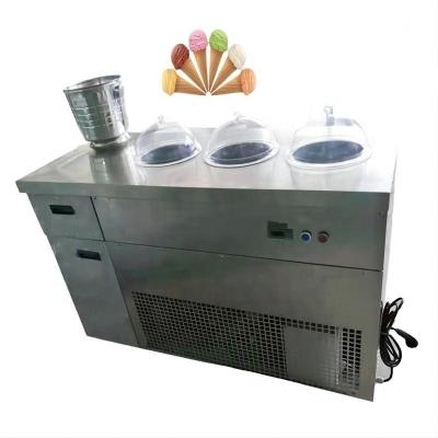中国 1300w Ice Cream Display Freezer Casual Food Machinery 販売のため