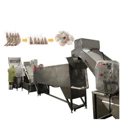 China Peeling And Grading Shrimp Processing Machine Drum Type Shrimp Head Remover à venda