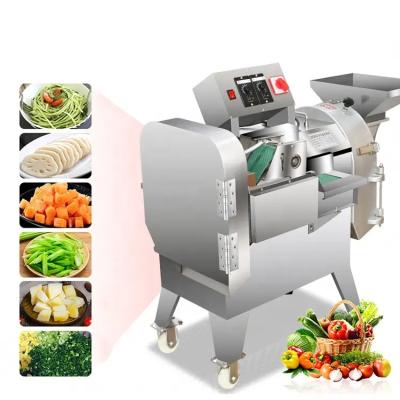 中国 Silver Stainless Steel Cutting Machine Multi Functional In Green Onion Vegetable Potato Fruit 販売のため