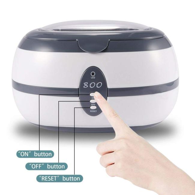 VGT-800 Washing Jewelry Glasses Watch Ring Ultrasonic Dentures Cleaner Aligner Retainer Ultrasonic Denture Cleaner