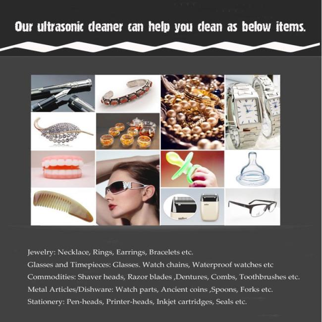 600ML VGT-2000 With Digital Display Ultrasonic Contact Lenses Cleaner