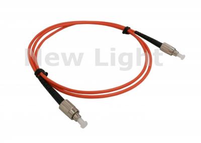 China 1m 3ft FC UPC - FC UPC Optical Fiber Patch Cord Duplex 2.0mm PVC For Gigabit Ethernet for sale