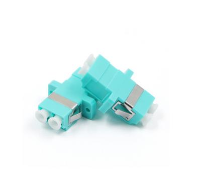Chine Type en un seul morceau optique d'adaptateurs de connecteur de fibre de LC DX OM3 pour la boîte de distribution à vendre