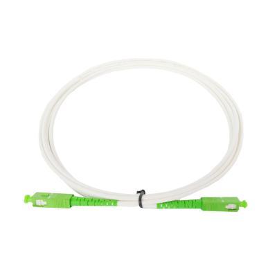 China 2.0mm Optical Fiber Patch Cord , simplex G657B3 Type Single Mode Fiber Patch Cables for sale