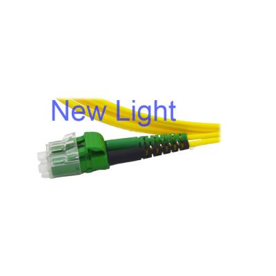 China PVC/LSZH Optical Fiber Patch Cord Lc To Lc Multimode Fiber Duplex Single Mode for sale