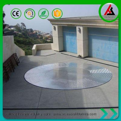 China Narrow Driveway Car Turntable Electric Exhibition Car Show Rotating Platform for sale