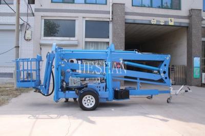 China Towable Spider Self Propelled Telescopic Boom Lifts Diesel Electric Cherry Picker for sale