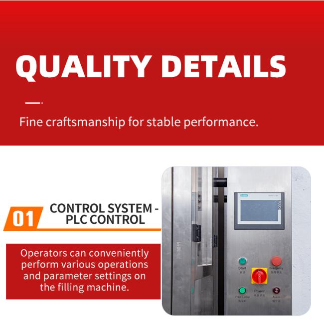 Filling machine operational demonstration