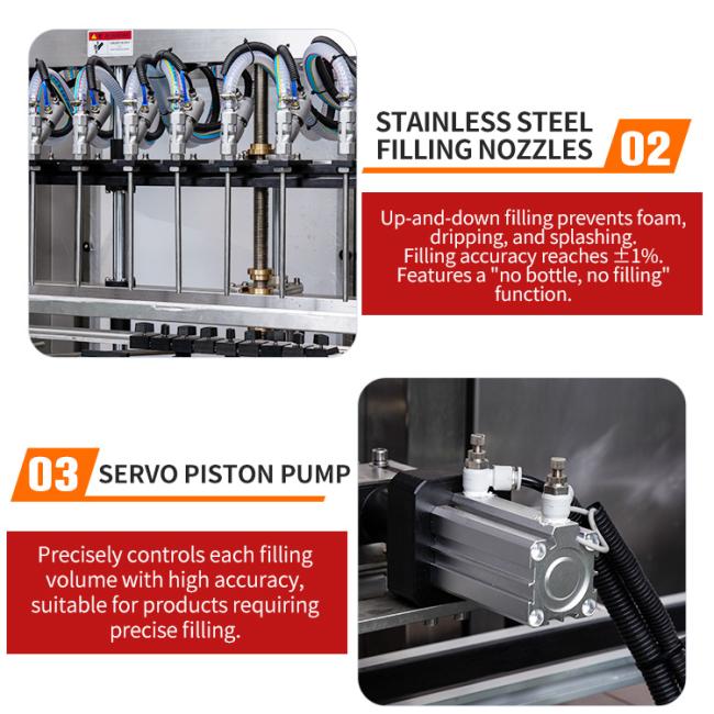 Filling machine control interface