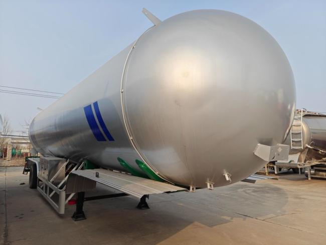 3axles 56m3 LPG Transport Truck LPG Load Tanker Semi Trailer