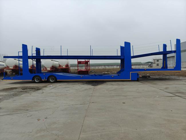 2-3axles Double Deck Auto Car Carrier Semi Truck Trailer