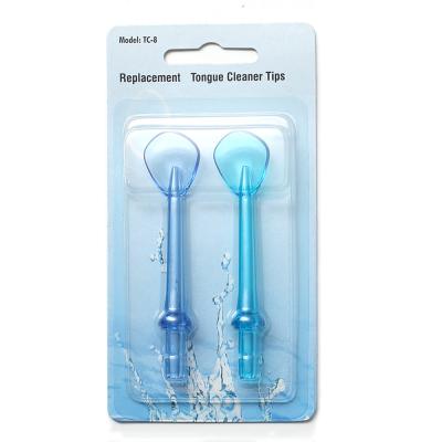 China 2 Sets Water Flosser Parts Tongue Cleaner Tip For Oral Irrigator for sale