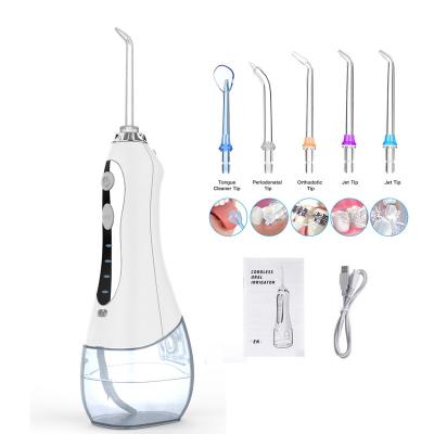 China dental Oral Irrigator Cordless Water Flosser Portable PC Material for sale