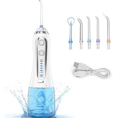 China Rechargeable Dental Oral Irrigator , Cordless Hand Held Water Pick 40-140PSI for sale
