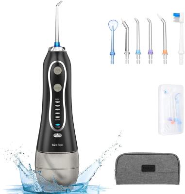 China 2500mah Ultrasonic Teeth Cleaner With Water , 5 Modes Handheld Water Flosser for sale