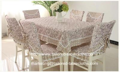 China Where to buy custom fabric tablecloths? we offer oblong floral table linens wholesale, for sale
