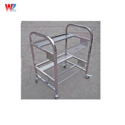 China Stainless Steel SMT Feeder Carts YAMAHA YS YV Feeder Storage Cart for sale