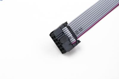 China Longitud rectangular de cinta del conector de IDC de cable del gancho plano de la asamblea diversa en venta