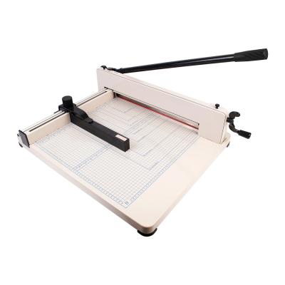 China 40mm Maximum Width Steel Guillotine Heavy Duty Paper Cutter 858 A3 Paper Trimmer for sale