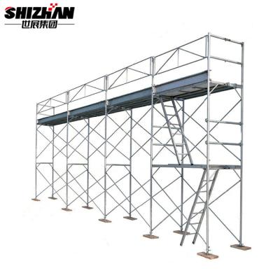 中国 Hフレームの容易なアルミニウム移動式足場タワーは6m 7m 8m 10m 12mの動産を取付ける 販売のため
