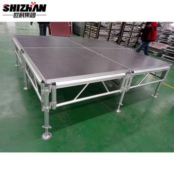 China Plataforma portátil de aluminio de la etapa del buen precio, etapa portátil en venta en venta