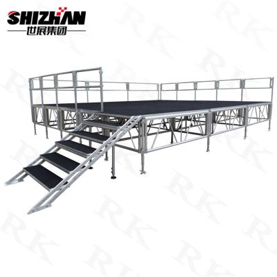 China Performance Portable Adjustable Movable Small Stage Platform Event Aluminium Truss for sale