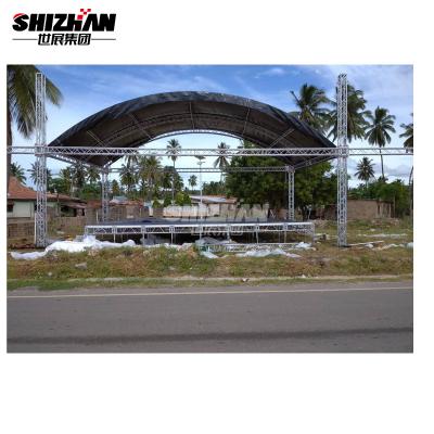China Sound And Light Arch Roof Truss Aluminum Truss Roof System for Event Staging for sale