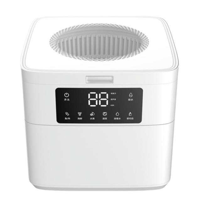 Capacitive touch control panel for household food purifiers with dedicated modes and LED digital display
