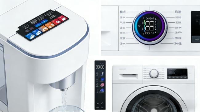 Custom capacitive touch membrane switches applied in water dispensers and smart home appliances