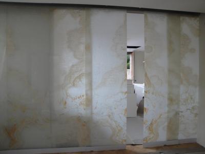 China White Onyx Glass cladding for sale