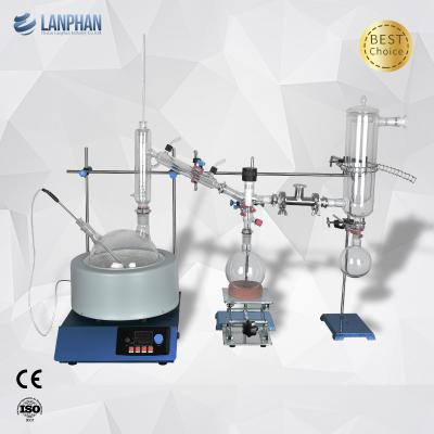 中国 Lab Short Path Fractional Molecular Distillation Kit 5 Litre 販売のため