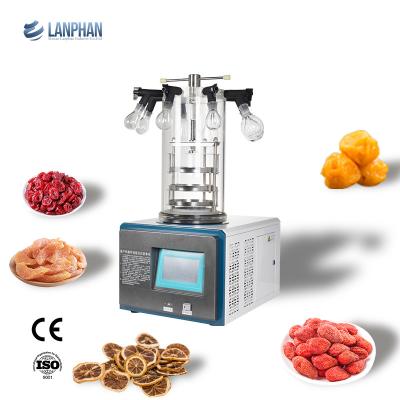 China Mini Vacuum Freeze Drier Machine Laboratory 3kg/24h Cold Trap Opening for sale
