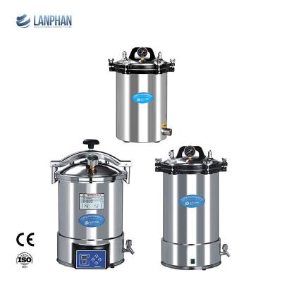 中国 Electric Heating Sterilizer Autoclave 0.16 Mpa Portable Laboratory Steam Autoclave 販売のため