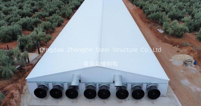 Completed poultry house exterior