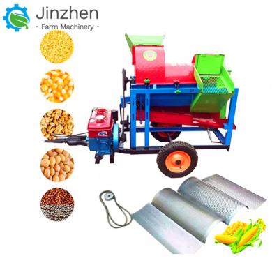 China Whosale Small Multifunctional Grain Soybean Sorghum Millet Maize Corn Sheller Thresher Price for sale