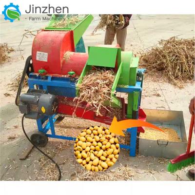 China Agricultural Multifunction Crops Cereals Thresher Soya Thresher Soybean Dehulling Threshing Machine for sale