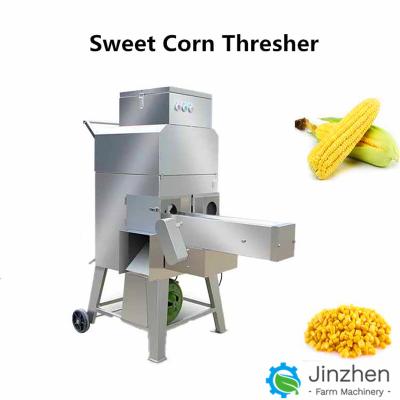 China 99% High Stripping Rate Automatic Corn Threshing Machine Sweet Maize Thresher Price For Sale for sale