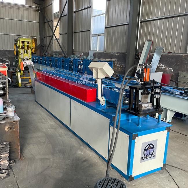 Punching hole shutter door forming line 3