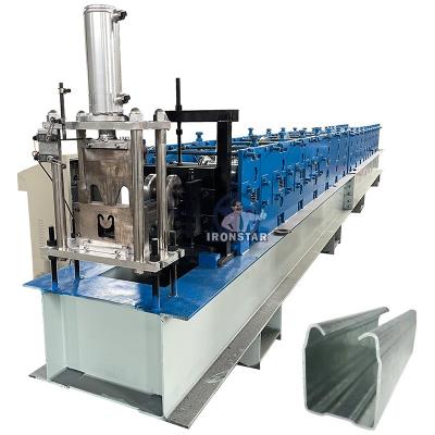 China Galvanized Shutter Door Sliding Rolling Shutter Guide Machine 1.5mm Thickness 5.5KW for sale
